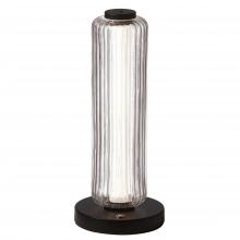 Dainolite RMA-1510LEDT-MB - 10W Table Lamp, MB w/ CLR Fluted Glass