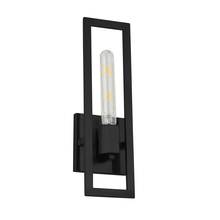 Dainolite WTS-141W-MB - 1 Light Incandescent Wall Sconce, Matte Black