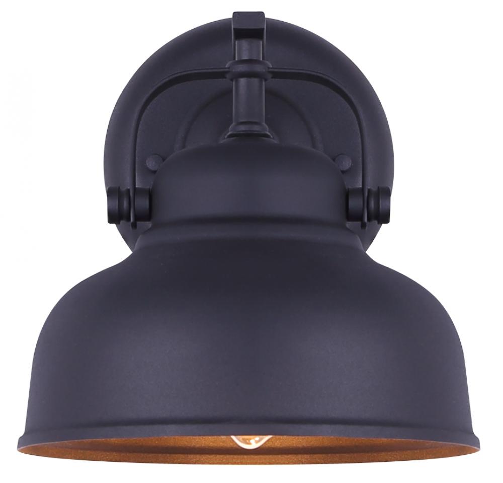 IOL405BK-A, 1 Light Outdoor Lantern, Black Finish