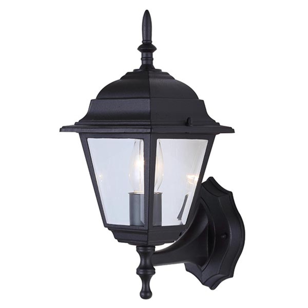 Outdoor, 1 Bulb Uplight, Bevelled Glass, 100W Type A or B