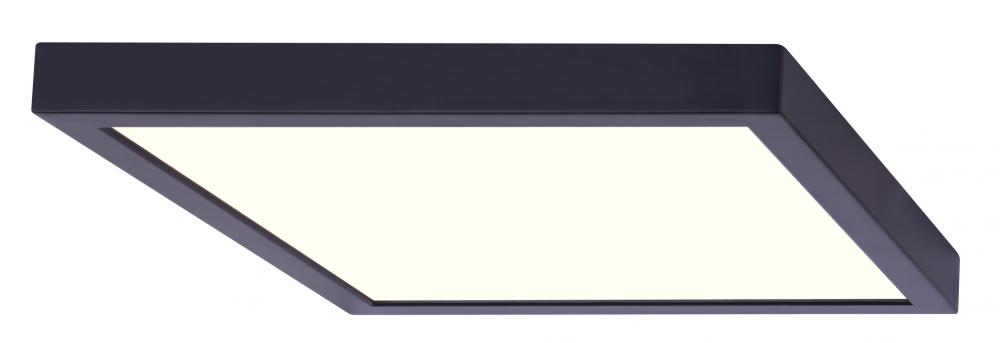 Led Disk Light Integrated Light, Black Finish