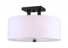 Canarm ISF578A03ORB - River 3 Light Semi Flush, Bronze Finish