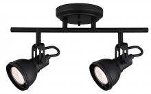 Canarm IT622A02BK10 - Polo 2 Light Track Lighting, Chrome Finish