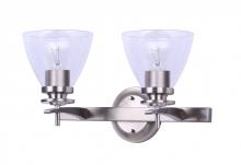 Canarm IVL256A02BN-RG - IVL256A02BN-RG, 2 Light Vanity, Nickel Finish