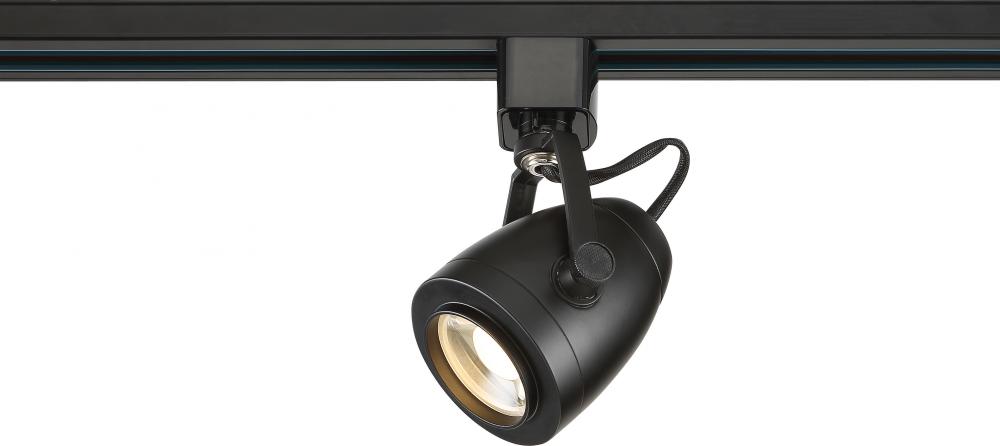 LED 12W Track Head - Pinch Back - Black Finish - 36 Degree Beam