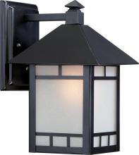 Nuvo 60/5601 - Drexel - 1 Light - 7" with Frosted Seed Glass - Stone Black Finish