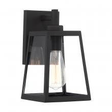 Nuvo 60/6581 - Halifax - 1 Light Small Wall Lantern - with Clear Glass - Matte Black Finish