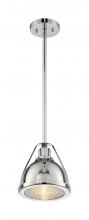 Nuvo 60/7211 - Barbett - 1 Light Pendant with Fresnel Glass - Polished Nickel Finish