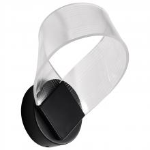 Nuvo 62/2037 - Barnett; 10 Inch LED Wall Sconce; Matte Black; Silk Screened Acrylic Lens