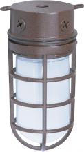 Nuvo SF76/625 - 1 Light - 10" Vapor Proof - Surface Mount with Frosted Glass - Old Bronze Finish