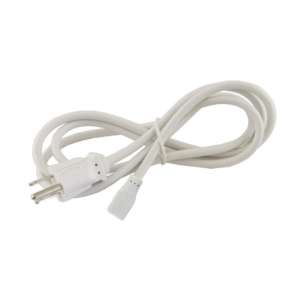 Fencer Power Cable with AC Plug - 120V, White, 72 in.