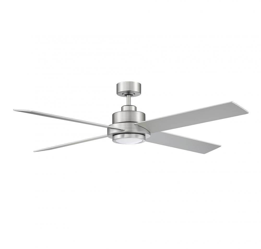 56" LED Ceiling Fan in Brushed Nickel