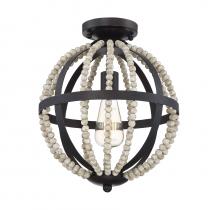 Savoy House Meridian M60031ORB - 1-light Ceiling Light In Oil Rubbed Bronze