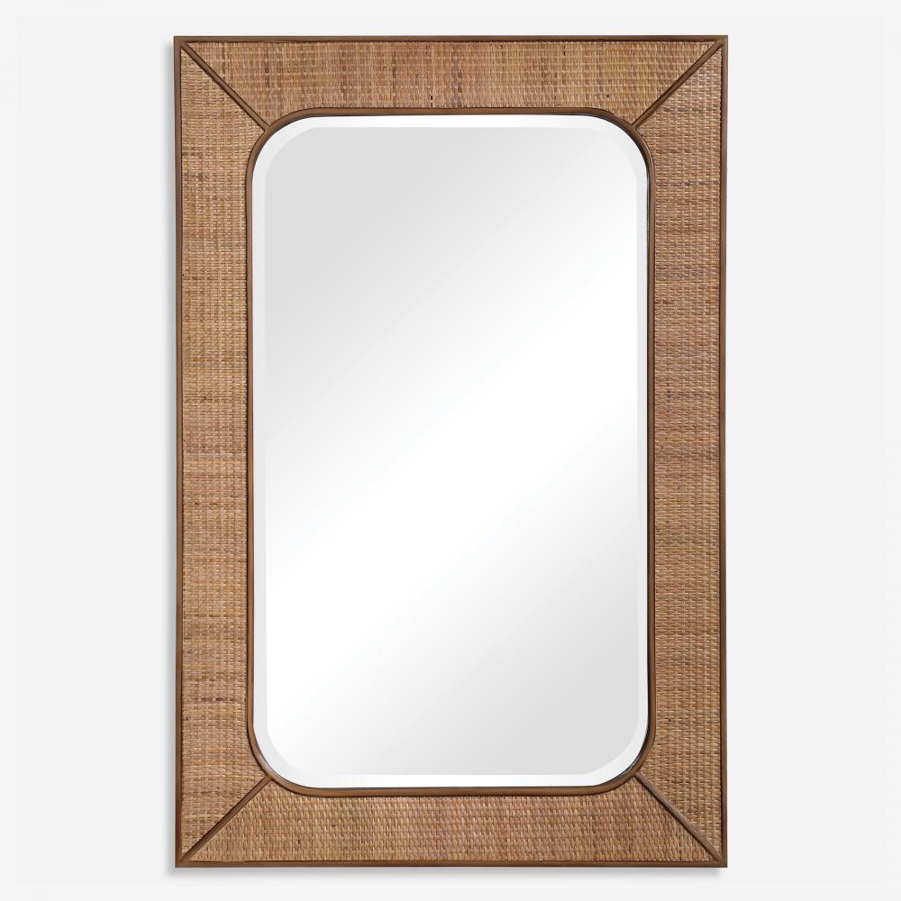 Uttermost Tahiti Rattan Mirror