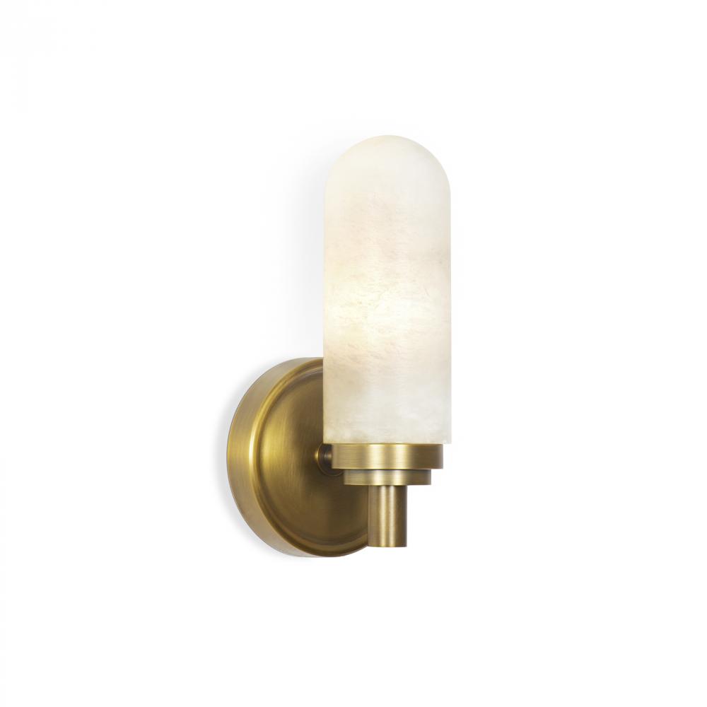 Regina Andrew Salon Sconce Single (Natural Brass