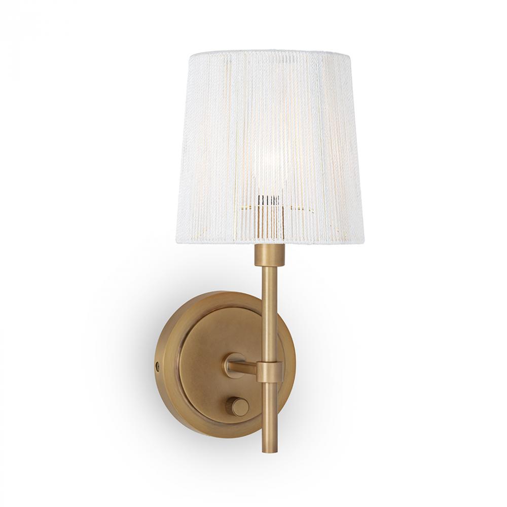 Regina Andrew Franklin Sconce (Natural Brass)