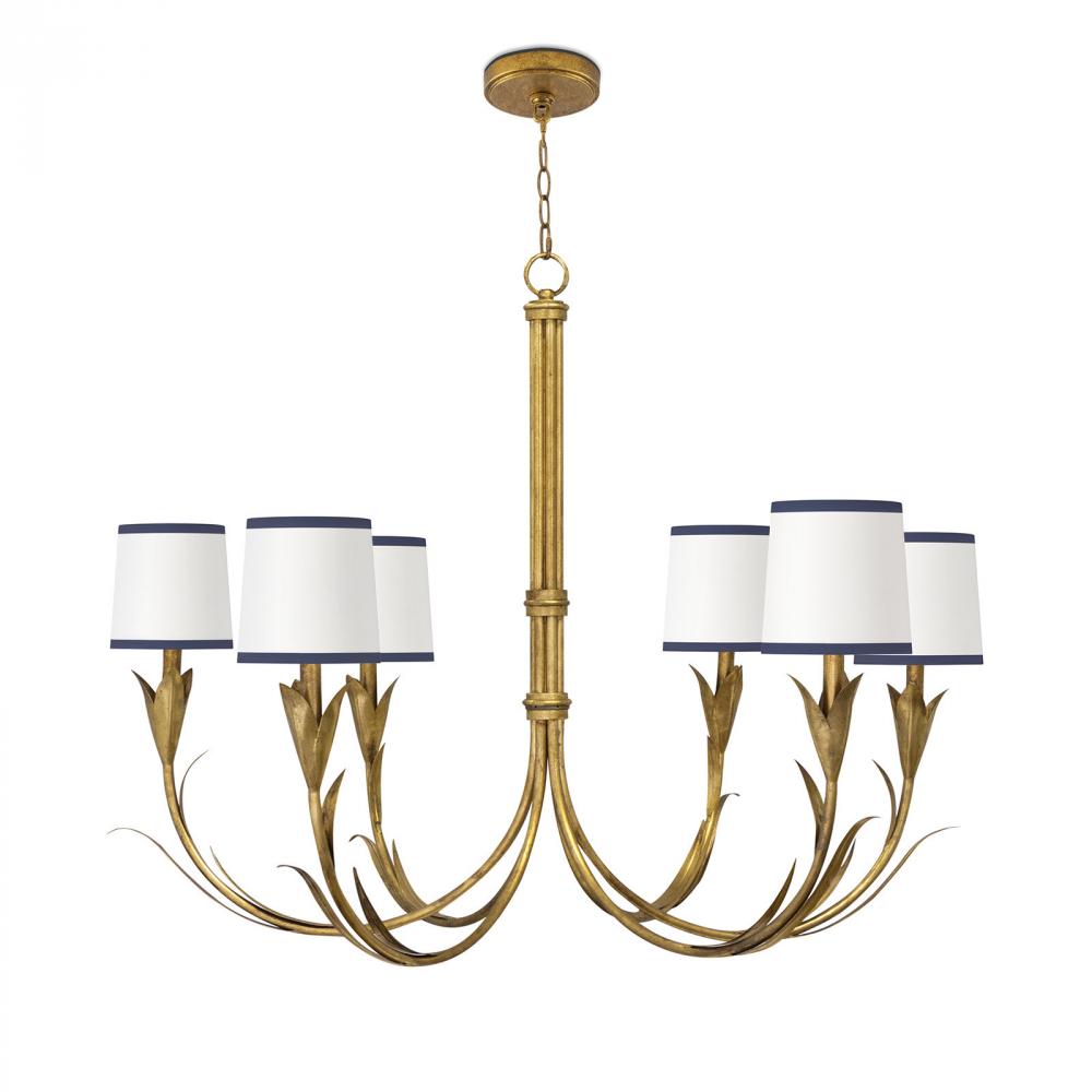 Regina Andrew River Reed Chandelier Small (Antiq