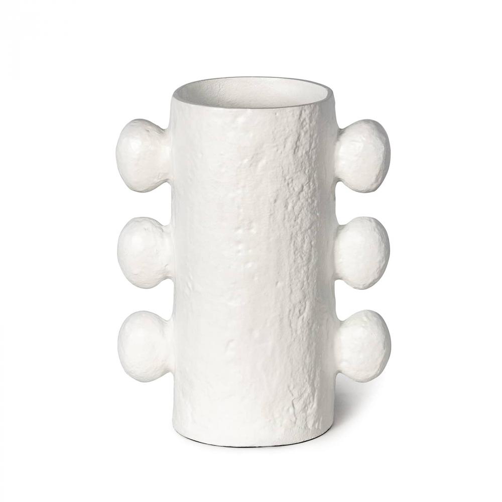 Regina Andrew Sanya Metal Vase Small (White)