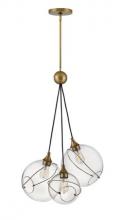 Hinkley 30304BLK-WH - Large Three Light Pendant