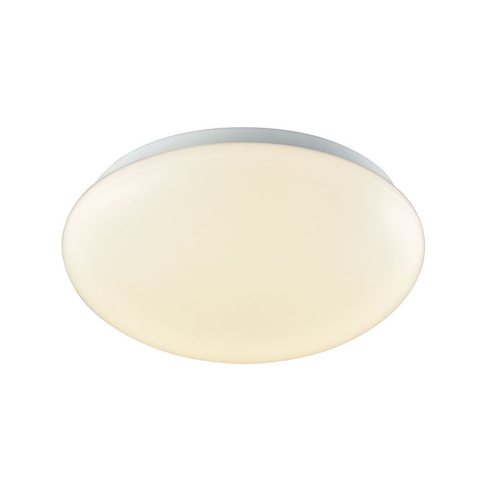 Thomas - Kalona 1-Light 10-inch LED Flush Mount in White with a White Acrylic Diffuser