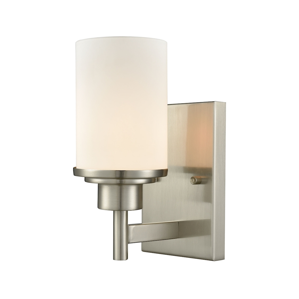 Thomas - Belmar 9'' High 1-Light Sconce - Brushed Nickel