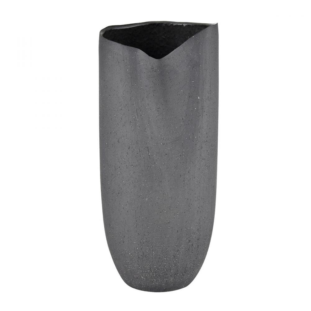 Ferraro Vase - Folded Black (2 pack) (2 pack)