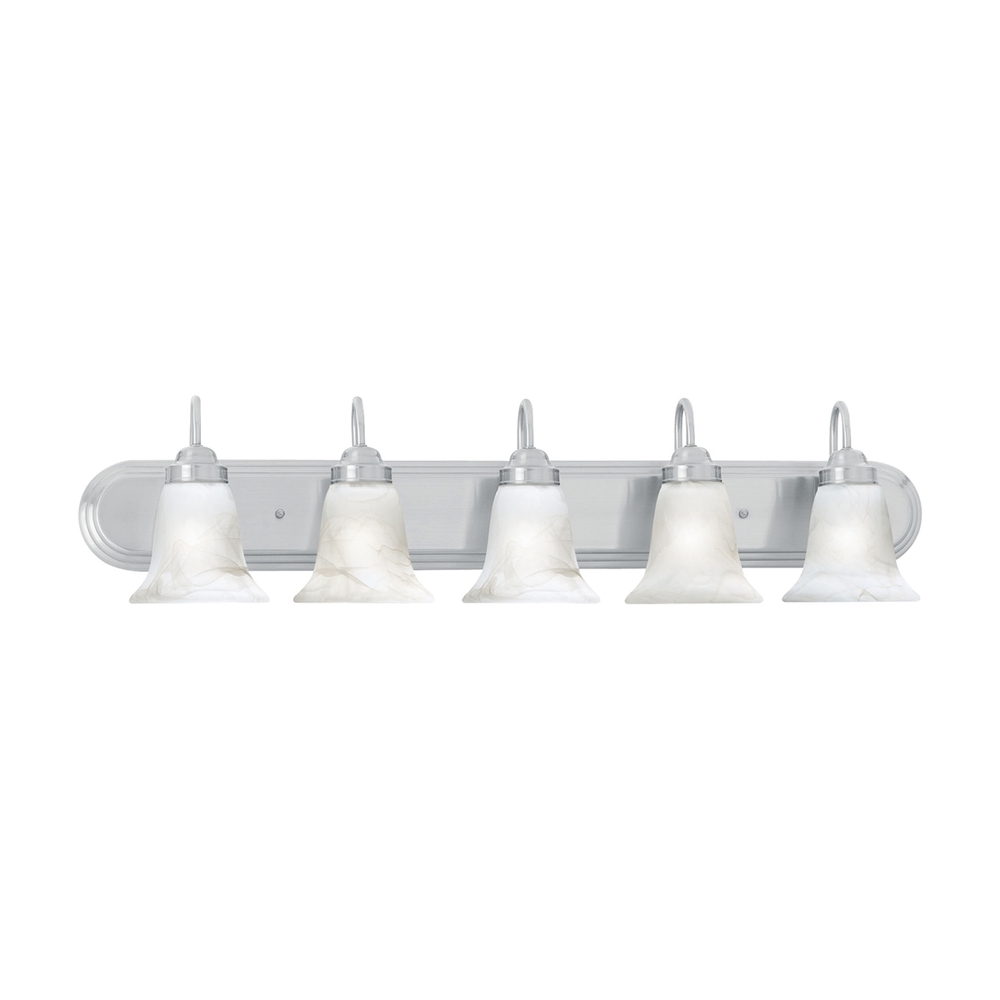 Thomas - Homestead 36'' Wide 5-Light Vanity Light - Brushed Nickel