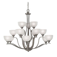 ELK Home 2115CH/20 - Thomas - Bristol Lane 15-Light Chandelier in Oil Rubbed Bronze with White Glass
