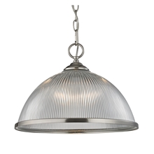 ELK Home 7691PL/20 - Thomas - Liberty Park 1-Light Pendant in Brushed Nickel with Prismatic Clear Glass