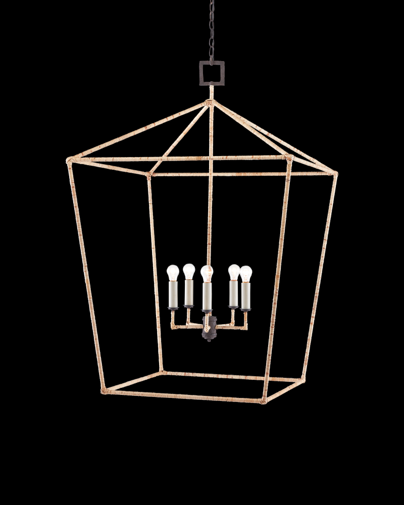 Denison Grande Rattan Lantern