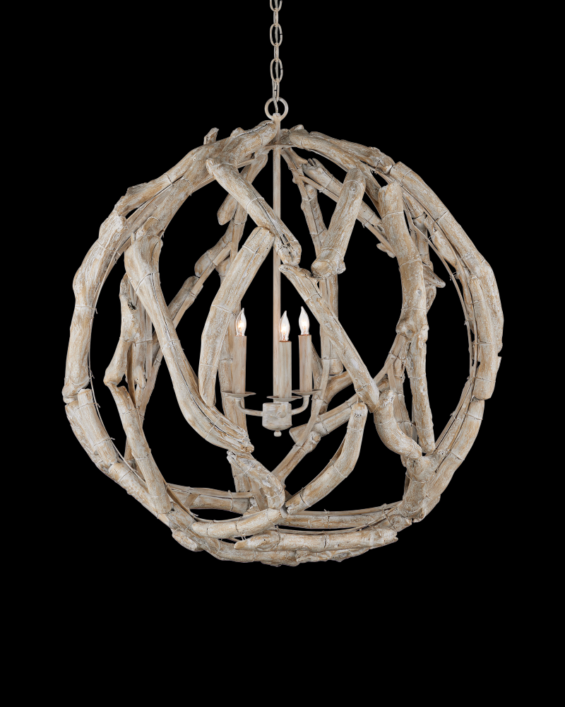 Driftwood Whitewash Orb Chande