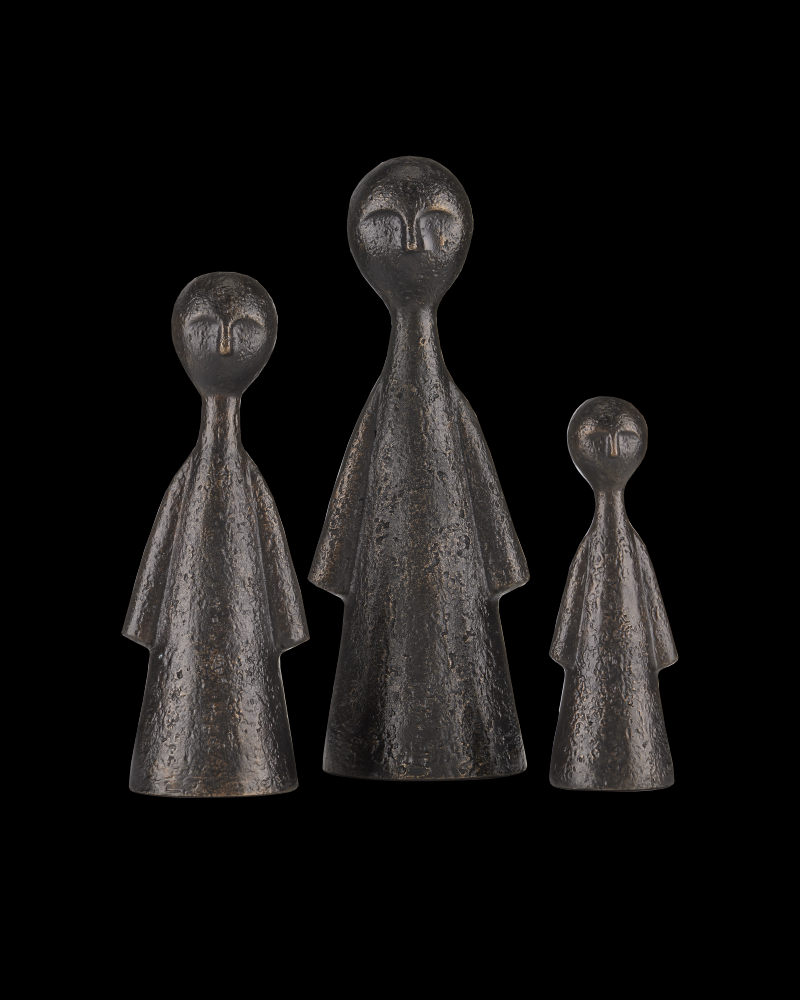 Ganav Bronze Figure Set of 3