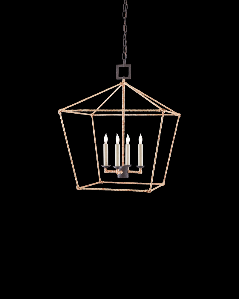 Denison Medium Rattan Lantern