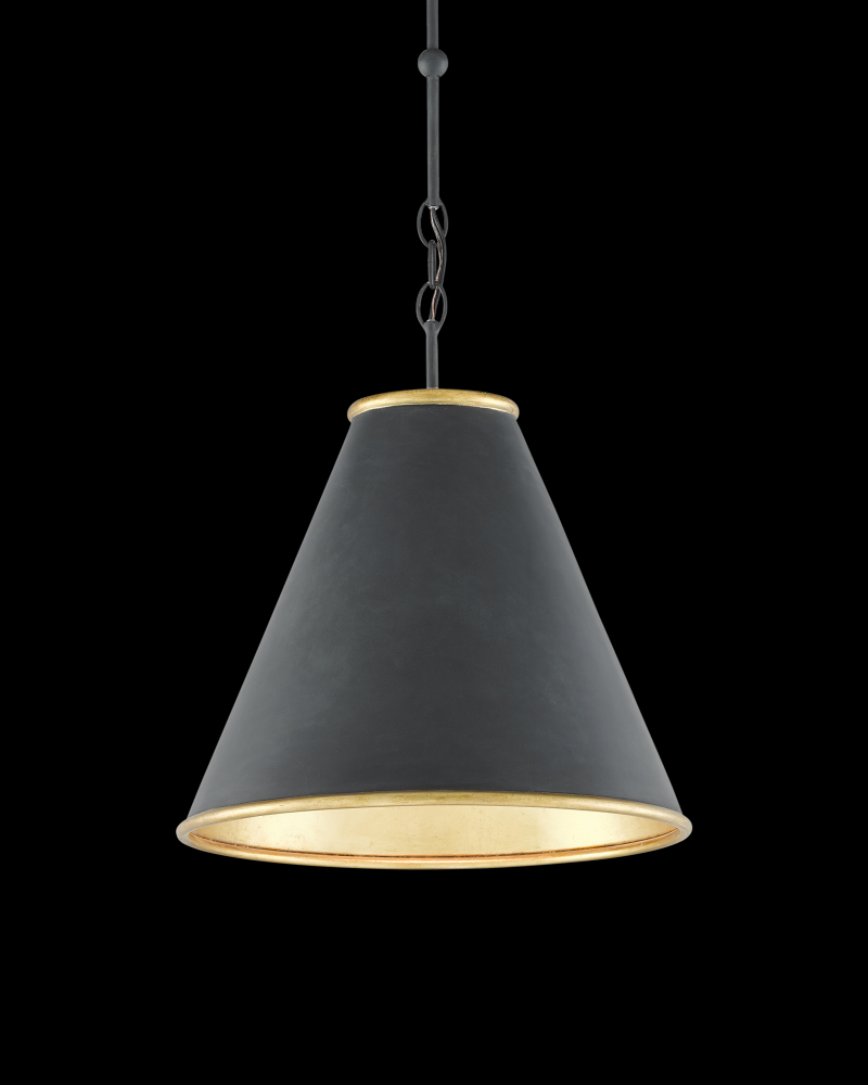 Pierrepont Small Black Pendant