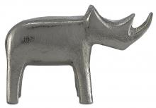 Currey 1200-0082 - Kano Small Silver Rhino