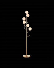 Currey 8000-0097 - Farnsworth Brass Floor Lamp