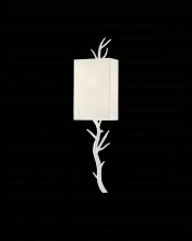 Currey 5000-0149 - Baneberry White Wall Sconce, W