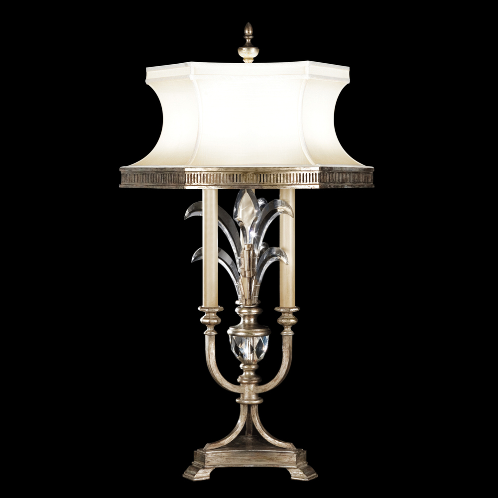 Beveled Arcs 37"H Table Lamp