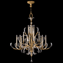 Fine Art Handcrafted Lighting 770040ST - Beveled Arcs 58" Round Chandelier